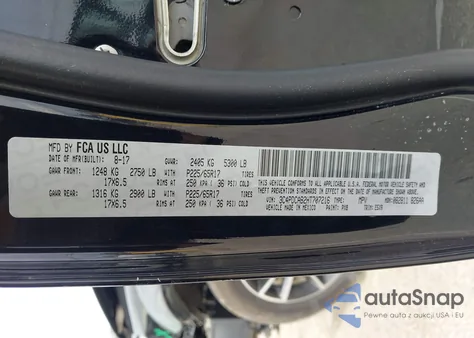 2017 Dodge Journey Se из США, поврежденный, VIN 3C4PDCAB2HT707216